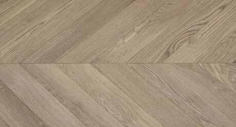 Vidar Design plancher d'ingénierie Chêne Blanc Américain Herringbone Macaroon 5 po. X 3/4 po. grade Sélect et meilleur (VD091)